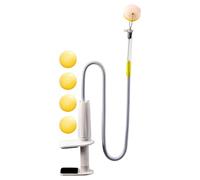 Attrezzo per l'allenamento da pong - macchina per allenamento con palla, 75 cm bastone con grande morsetto, versione rapida trasformazione per amici di famiglia, principianti, donne, ragazze