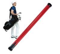 Attrezzo per l'allineamento del golf - Swing Trainer - Bacchette per esercizi da golf | Allineamento pieghevole con tubo di trasporto, leggero swing da golf, attrezzatura da allenamento portatile per