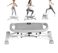 Attrezzo Per L'equilibrio E L'allenamento Al Chiuso Con Pedana Basculante, Stepper Per Palestra Domestica Con Elastici Di Resistenza, Macchina Cardio Per Tutto Il Corpo Con Display LCD