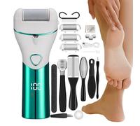 Attrezzo per pedicure per piedi, rimuovi calli elettrico - Rimozione della gomma per piedi ricaricabile dalle cellule morte | Kit elettrico per la cura del piede con 3 testine di affilatura per hu