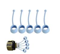 Attrezzo per rafforzare la presa: 5 pezzi per esercitare le dita in silicone elastico, rafforzatore della presa della mano, allenamento della delle mani, pinza regolabile, fasce di estensione