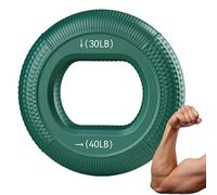 Attrezzo per rafforzare la presa della mano - Esercizio per avambracci e | Allenamento della forza - Allenamento della forza di presa | Anelli per esercizi dell'avambraccio in silicone regolabili |