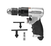 Attrezzo per trapano, trapano pneumatico da 3/8in a pistola a tre artigli autobloccante a mano con utensili manuali 1600 giri/min