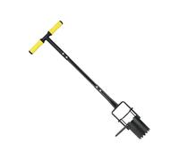 Attrezzo Piantabulbi per Giardino,Trapiantatore da Giardino con Manico Lungo | Pala Multiuso in Acciaio con Design Ergonomico per Giardinaggio, Semina, Manutenzione Prato, Trapianto Piantine e Arieggi