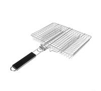 Attrezzo portatile pieghevole per barbecue in acciaio inox per un facile utilizzo