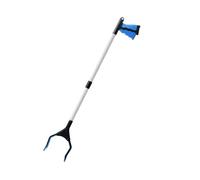 Attrezzo raccoglitore estensibile, Strumento di presa Grabber Reacher in acciaio portatile Pick Up Stick con presa forte for scaffali di negozi Strumento di raccolta(Blue)