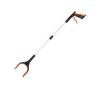 Attrezzo raccoglitore estensibile, Strumento di presa Grabber Reacher, lungo bastone di raccolta pieghevole(Orange)