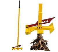 Attrezzo resistente per rimuovere ceppi di lare; manico regolabile per sollevare le radici degli alberi, estrattore senza sforzo per piantare e sradicare facilmente, ideale per giardinieri e