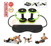 ATTREZZO ROLLER RUOTA ESERCIZIO FISICO MUSCOLI ADDOMINALI AB TRAINER EXTREME