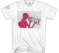Attrezzo Scheletro che Tiene Logo Alternativa Rock Metal Musica Fascia T Shirt