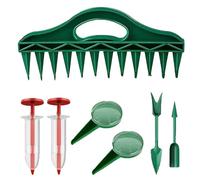 Attrezzo Seminatore Manuale | Spandiconcime Manuale Portatile per Vasi e Piccole Piantagioni | Set Dosatore di Precisione per Semina | per Fiori Ortaggi Piante in Vaso Giardinaggio