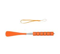 Attrezzo telescopico per scarpe in acciaio inox, con manico ergonomico, compatto, allungabile, telescopico, lungo, corno antiscivolo con manico telescopico, E, Taglia unica