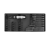 Attrezzo Vassoio Con Punzone & Impact Driver Set 25pc - Sealey TBT18 Nuovo