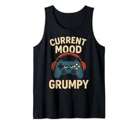 Attuale Mood Grumpy Funny Game Controller Design Canotta