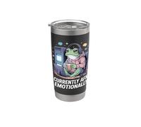 Attualmente Afk Emotivamente Gamer Frog Bicchiere termico in acciaio inox doppia parete