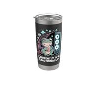 Attualmente Afk Emotivamente Gamer Frog Bicchiere termico in acciaio inox doppia parete