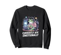 Attualmente AFK Emotivamente Gamer Frog Felpa