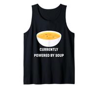 Attualmente Alimentato da Soup Funny Cozy Comfort Food Design Canotta