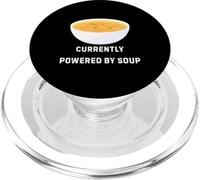 Attualmente alimentato da Soup Funny Cozy Comfort Food Design PopSockets PopGrip per MagSafe