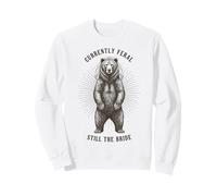 Attualmente Feral Ancora The Bride Bear Bachelorette Felpa
