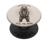 Attualmente Feral Ancora The Bride Bear Bachelorette PopSockets PopGrip Adesivo