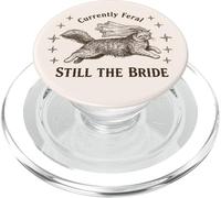 Attualmente Feral Still The Bride Bachelorette Cat PopSockets PopGrip per MagSafe