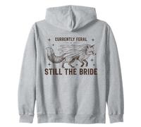 Attualmente Feral Still The Bride Bachelorette Fox Felpa con Cappuccio