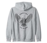Attualmente Feral Still The Bride Bachelorette Owl Felpa con Cappuccio