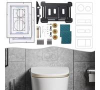 Attuatore a piastra invisibile con attacco magnetico per Geberit Sigma30, pannello a pulsante piastrellato nascosto con supporto magnetico per sistema di scarico