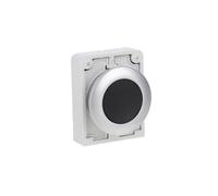 Attuatore a pulsante 30 mm piatto nero con autoricircolo 182959
