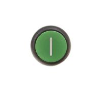 Attuatore a pulsante verde con autoricircolo RMQ titanio 216608