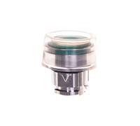 Attuatore a pulsante verde con retroilluminazione con ZB4BW533
