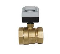 Attuatore a sfera in ottone a tre fili e due comandi con filettatura interna e interruttore manuale Dn15 Dn20 Dn25 Dn32 Dn40(3-way 220v,DN40)