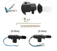 Attuatore Chiusura Centralizzata 12V x2 Universale Motore Bloccaggio Porta Nero