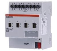 Attuatore di commutazione, 4 prese, 6 A, REG ABB SA/S4.6.2.2