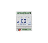Attuatore di commutazione/regolazione KNX per reattori elettronici, 4 canali, 1-10V, RGBW