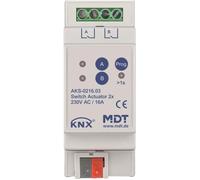 Attuatore di commutazione tecnologie MDT 2 volte 2TE REG, 16A, 230VAC AKS-0216.03 (AKS-0216.03) NEW