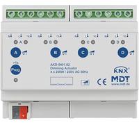 Attuatore dimmer KNX 4 volte, 6TE, REG, 250 W, 230 VAC con misurazione della potenza attiva