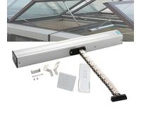 Attuatore elettrico a catena 24V per apertura finestre, corsa regolabile 300-800mm, telecomando e interruttore inclusi, ideale per lucernari, serre e sfiati sul tetto(500mm)