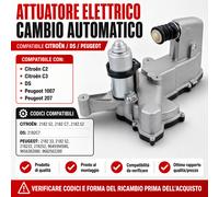 ATTUATORE ELETTRICO CAMBIO AUTOMATICO - CITROEN/PEUGEOT 013981000028