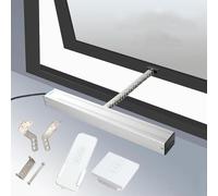 Attuatore Elettrico per Apertura Finestre 24V A Catena A Basso Rumore con Sensore Pioggia + Telecomando + Interruttore per Lucernari/Sfiati sul Tetto,01