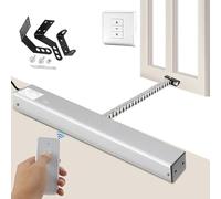 Attuatore elettrico per apertura finestre, apertura automatica finestre con interruttore a parete e telecomando, coppia 400 e catena a doppio strato e design silenzioso, per lucernari, serre e sfiati