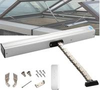 Attuatore Elettrico per Apertura Finestrini con Sensore Pioggia e Telecomando 24V Carico Massimo 400n Attuatore A Catena Aprifinestre Elettrico per Lucernari Sfiato Tett,300mm