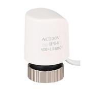 Attuatore elettrotermico normalmente chiuso AC 230 V for riscaldamento a pavimento Valvola termostatica for radiatore TRV M30 * 1,5 mm(Normal open)