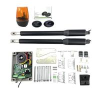 Attuatore for cancelli a battente Apriporta Apricancello Cancello domestico 150DC. Lampada Di Segnalazione, Fotocellule Incluse. Telecomando for Stabile e Affidabile(150DCSLYS)