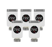 Attuatore For Valvola Termostatica Intelligente Tuya Wi-Fi, TRV Risparmia Sui Costi Di Riscaldamento Energetico(TRV801W 5pcs)