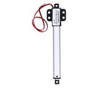 Attuatore Lineare 100mm, 12V, Mini, Silenzioso - Pistone Elettrico, Protezione da Cortocircuito, Ideale per Automazione Domestica e Industriale (Corsa 100mm-15mm/s-50N)