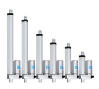 Attuatore lineare 50/100/150/200/250mm corsa 12V 24V motore attuatore lineare 100/300/500/700/1000/1200/1500N