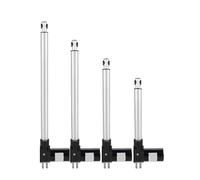 Attuatore lineare a basso rumore da 6000 N, 12 V, 24 V, corsa 50 mm, 100 mm, 200 mm, motorizzazione for porte con inseguitore solare lineare(3000N 10mm s,STROKE 200MM_12V)