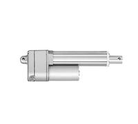 Attuatore lineare, Attuatore lineare 12V 24V con feedback del segnale di posizione potenziometro 100MM Corsa regolabile 90mm/s 1200N 264LBS Carico(24V 65MMS 200N,30mm stroke)